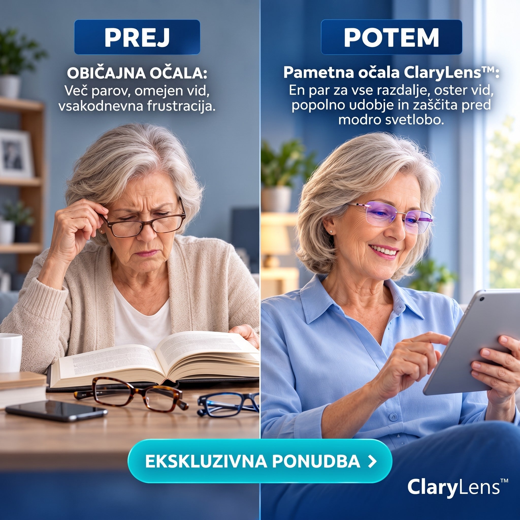 Prej in potem z očali ClaryLens
