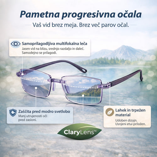 Pametna progresivna očala ClaryLens