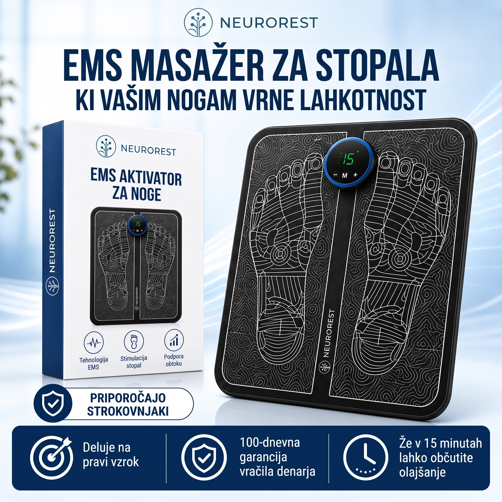 NeuroRest EMS aktivator za noge